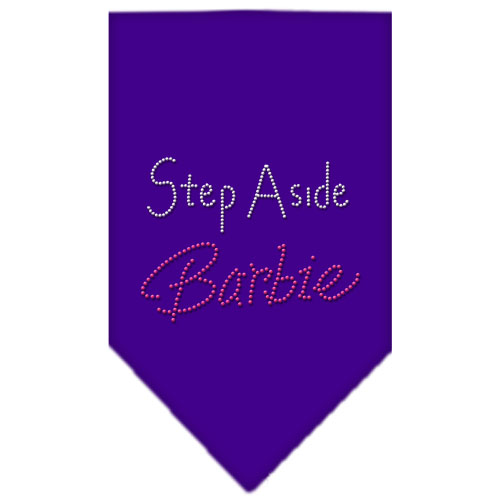 Step Aside Barbie Rhinestone Bandana Purple Large